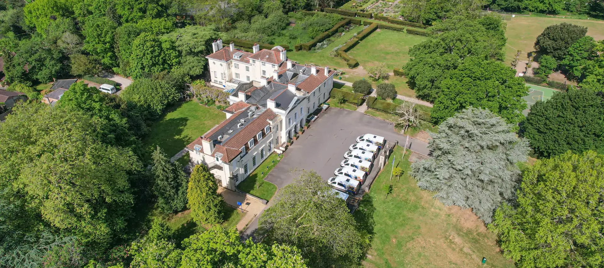The Gregg School grounds and facilities, set in 23 beautiful acres in Southampton
