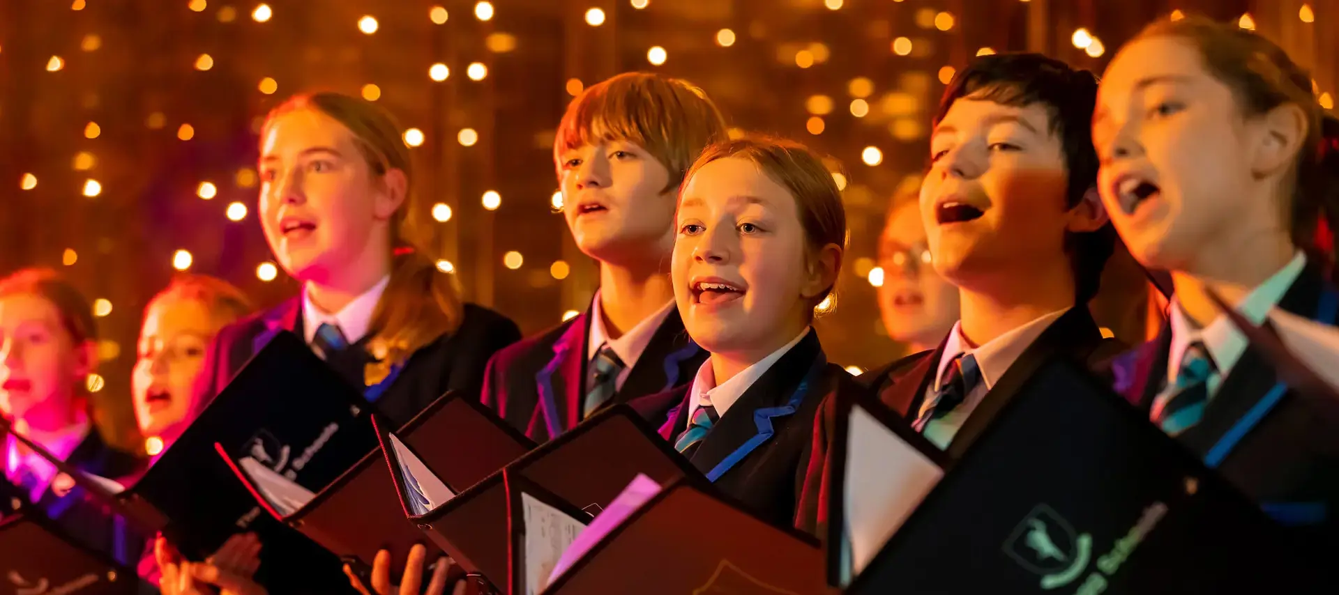 Pupils singing at The Gregg Schools