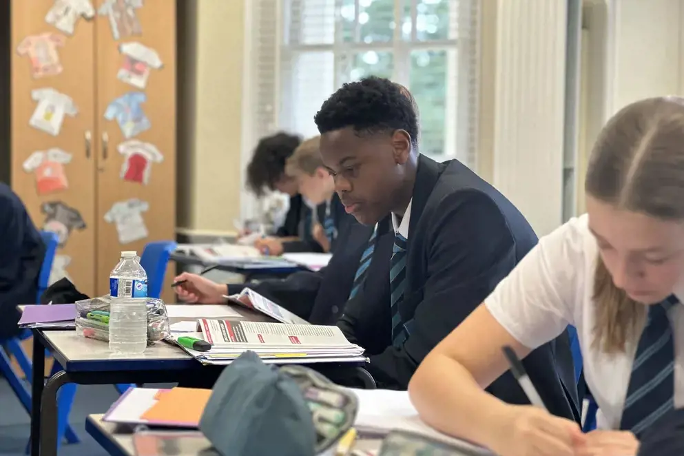 Classroom of students at The Gregg School