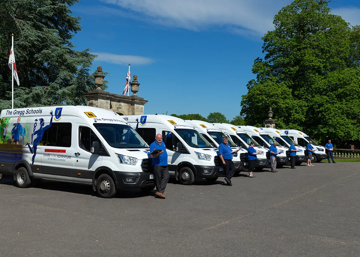 Minibus service at The Gregg Prep